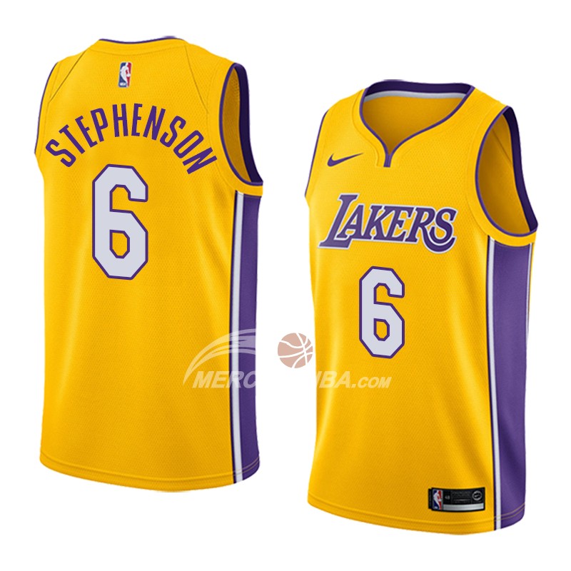 Maglia Los Angeles Lakers Lance Stephenson Icon 2017-18 Or